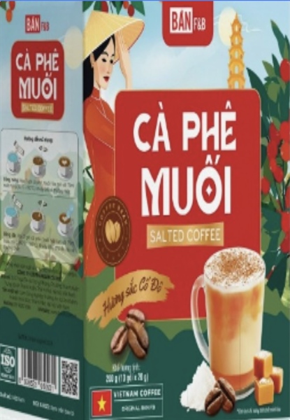 Cà phê Muối hoà tan 200g: 10 Tép/1 hộp.