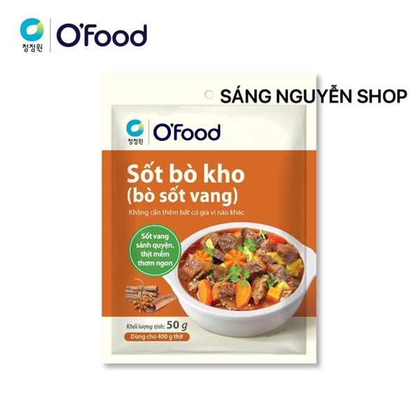 Sốt bò kho ( bò sốt vang ) 50g*60ea (HD)
