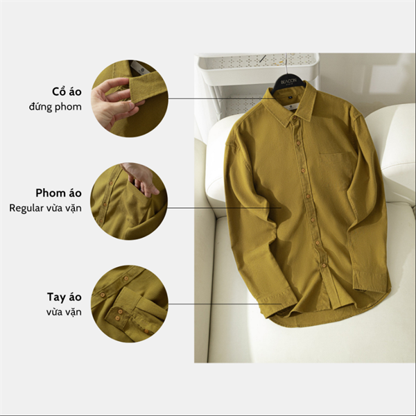 Áo Sơ Mi Nam Linen Shirt SMTK520