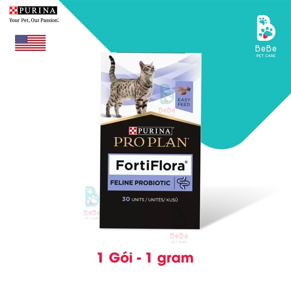 Men Tiêu Hoá PURINA FortiFlora Pro Plan Hỗ Trợ Và Ổn Định Đường Tiêu Hoá Cho Mèo