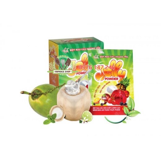 Bột rau câu dẻo jelly Hoàng Yến (Rovin)