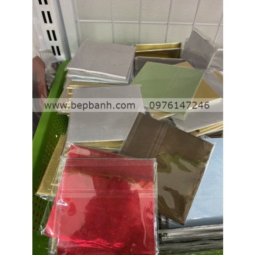 Giấy bạc gói chocola trơn