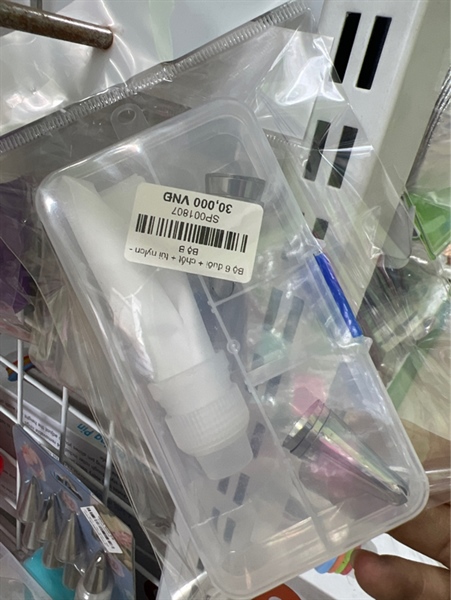 Bộ 6 đuôi + chốt + túi nylon