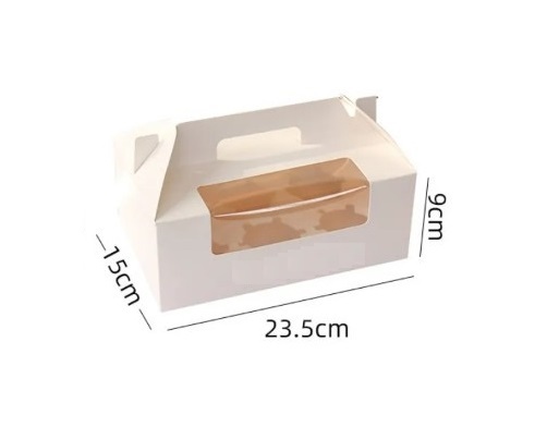 Hộp cupcake giấy 6 bánh