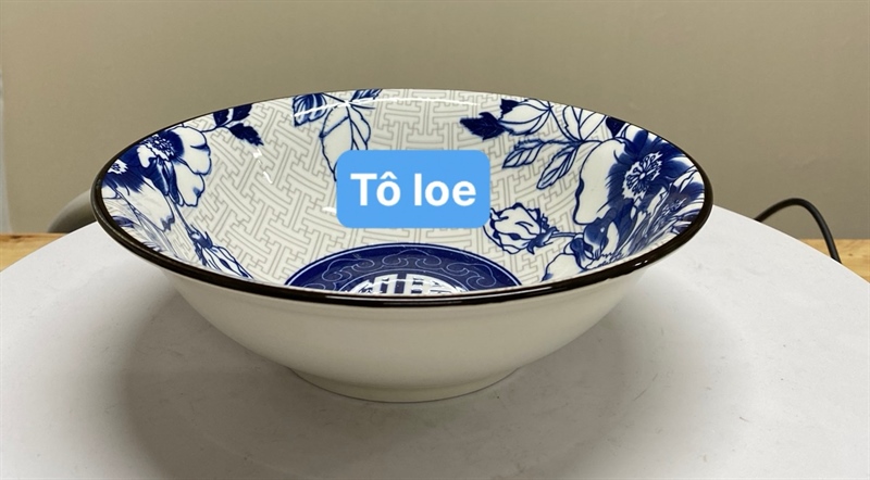 TÔ SỨ LOE 8 ICNH PHÚC XANH 12