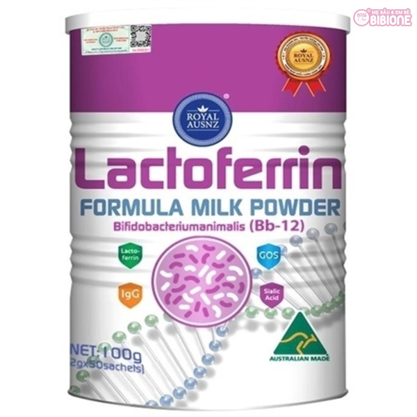 Sữa bột Lactoferrin tăng đề kháng và hỗ trợ tiêu hoá Royal Ausnz