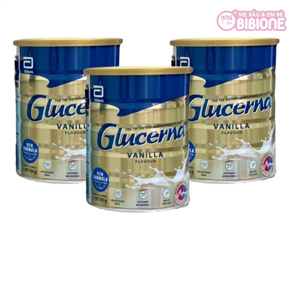 Sữa bột Glucerna tiểu đường 850g (mẫu mới)