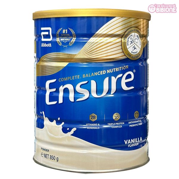 Sữa bột Ensure Úc 850g (>10y)