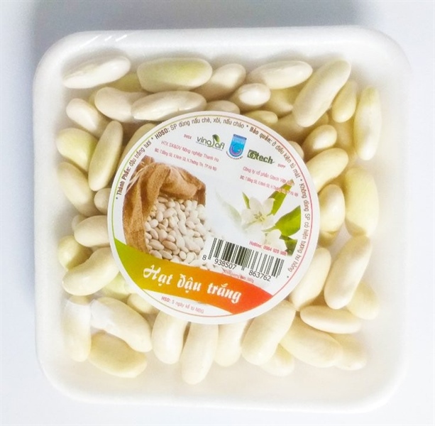 Hạt Đậu Trắng Tươi 100G - Vinasafi