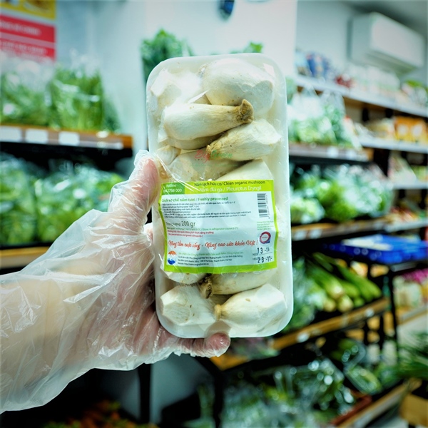 Nấm Đùi Gà Hữu Cơ 200g - Đắk Nông