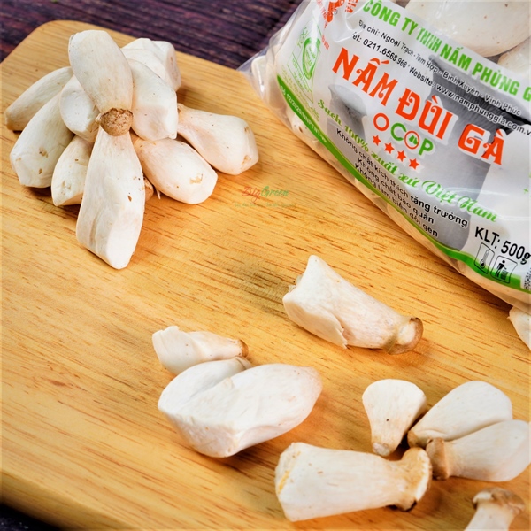 Nấm Đùi Gà Non 500G- Nấm Việt