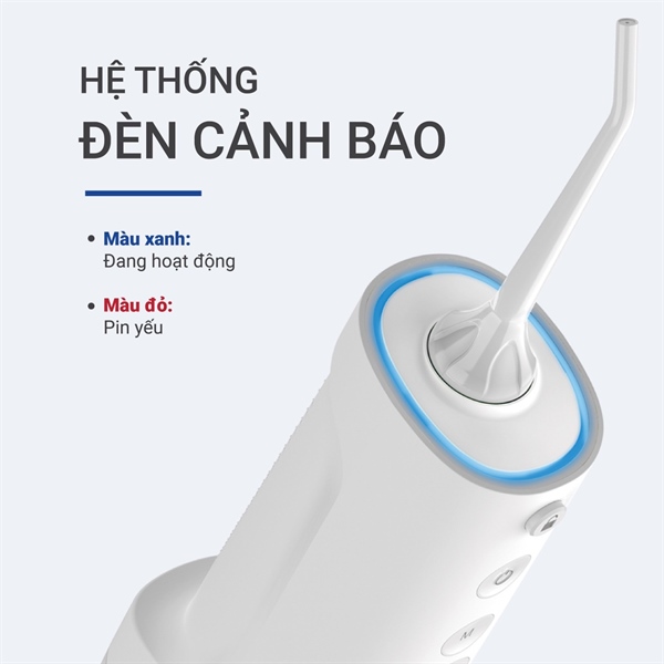 Máy tăm nước Extra Water tank 4 chế độ Kaiyo màu trắng KOR-4014