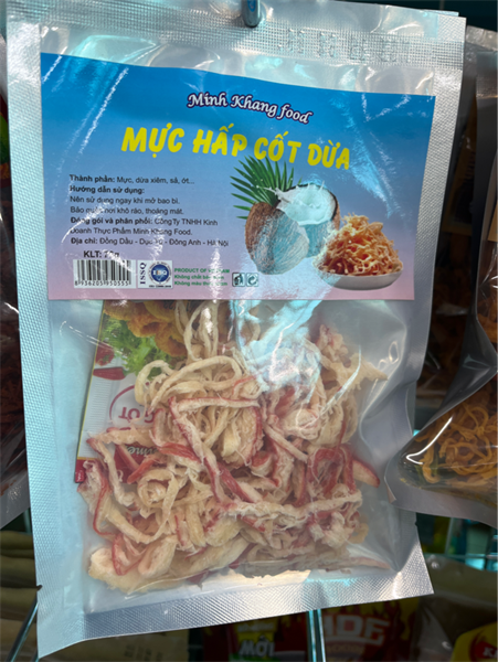 MỰC HẤP CỐT DỪA MINH KHANG FOOD gói 70g