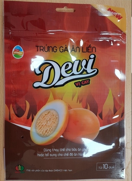 Trứng gà ăn liền Devi vị cay 40g