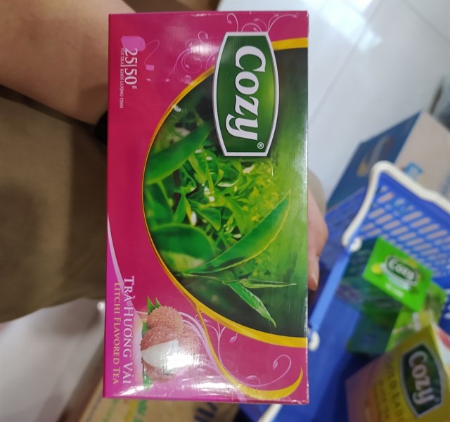 Trà nhúng Cozy hương vải 50g