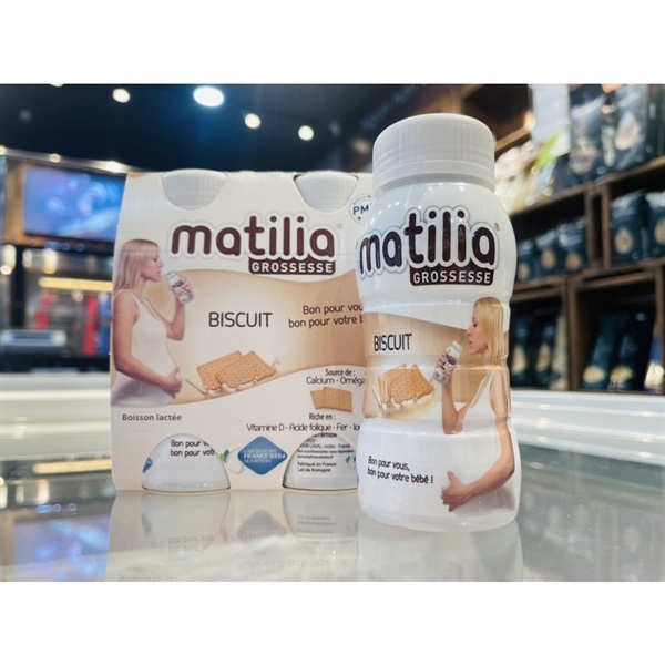 Matilia - Sữa nước bầu Pháp vị bích quy 200ml