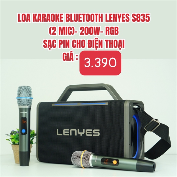 Loa Bluetooth kèm míc đôi S835
