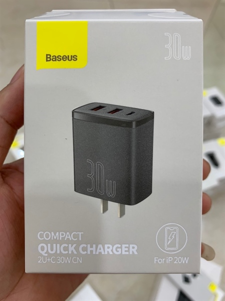 Sạc BASEUS 3 cổng CCXJ-C01 30W