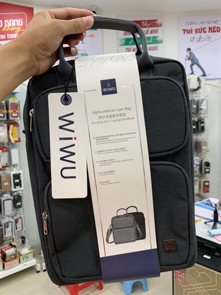Túi chống sốc Macbook,Laptop WIWU AlPHA Vertical Layer 14.2"