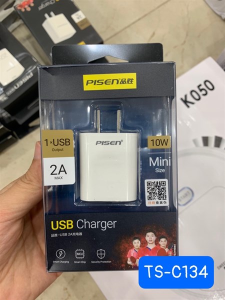 Sạc PISEN TS-C134 2A 1xUSB 10W