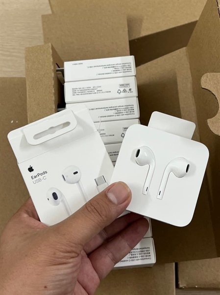 Tai nghe nhét tai iPHONE 15 chân Type-C chuẩn Apple