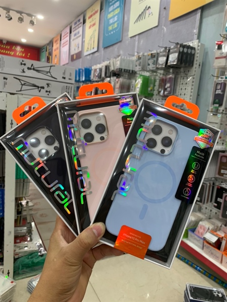 Ốp iPHONE 15 Pro Max 6.7 MUTURAL Magsafe Chống bẩn