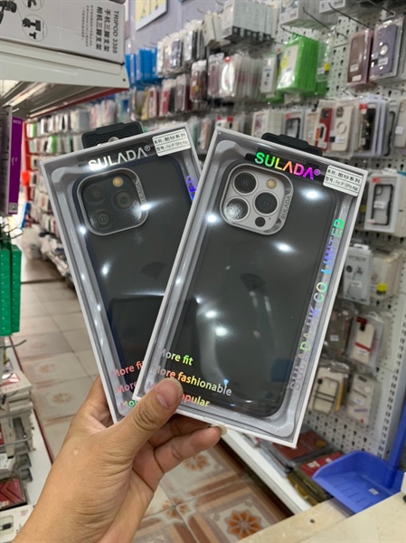 Ốp iPHONE 15 Pro 6.1 SULADA/ LIKGUS/ X&M lưng nhám/ lưng trong viền màu