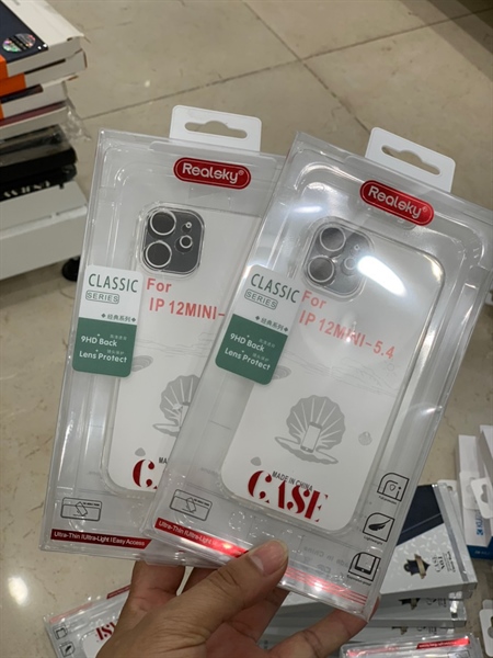 Ốp iPHONE 12 mini 5.4 silicon VU(Trong suốt)
