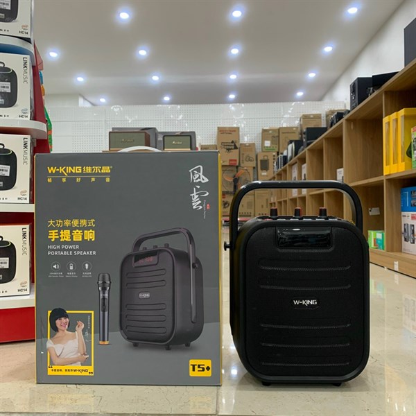 Loa kéo W-King T5 + 1 mic không dây hát KARAOKE