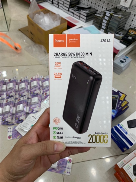 Sạc dự phòng HOCO J201A/ J72A 20.000mAh 22.5W