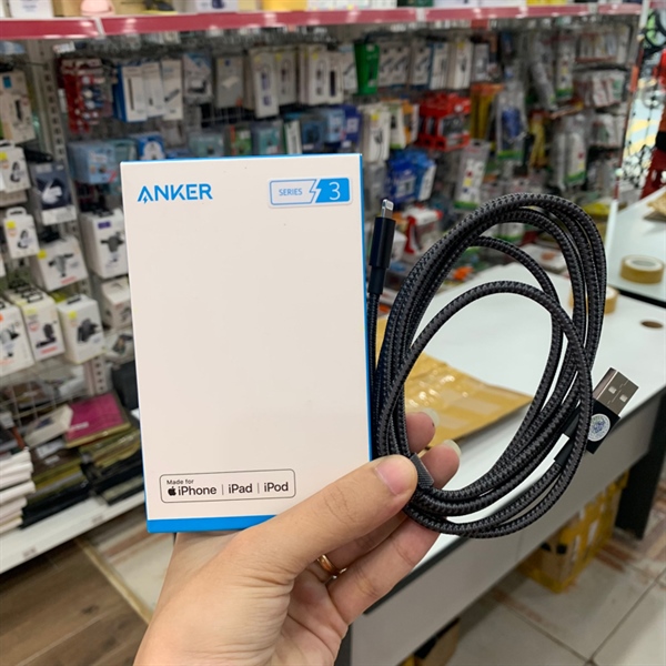 Cáp sạc ANKER A8153 PowerLine+ 1.8m Lightning