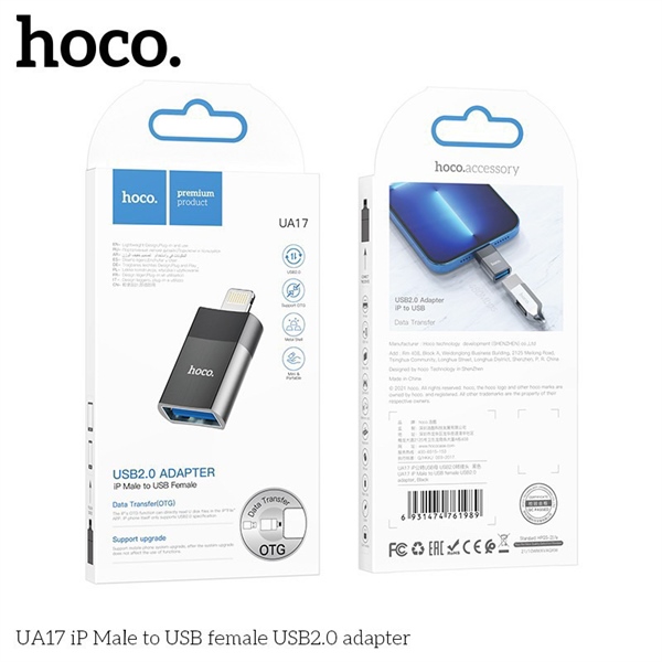 Hạt OTG HOCO UA17 USB to Lighting