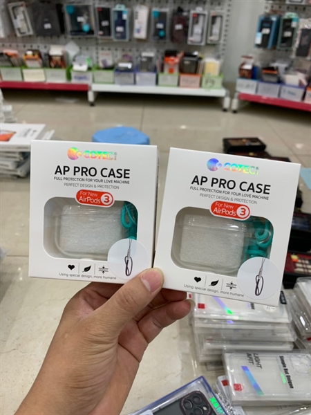 Hộp đựng tai nghe COTEECI Airpod 3 trong suốt
