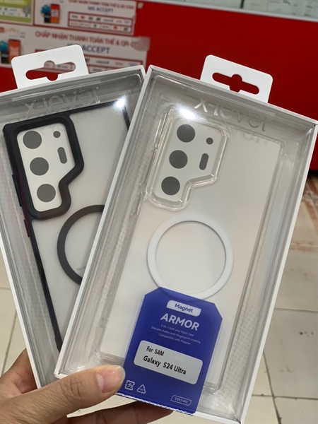 Ốp SAMSUNG S24 ULTREA X-level Magsafe/ X&M viền si