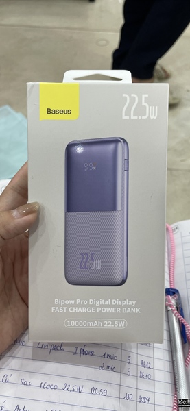 Sạc dự phòng BASEUS PPBD 22.5W 10.000mAh
