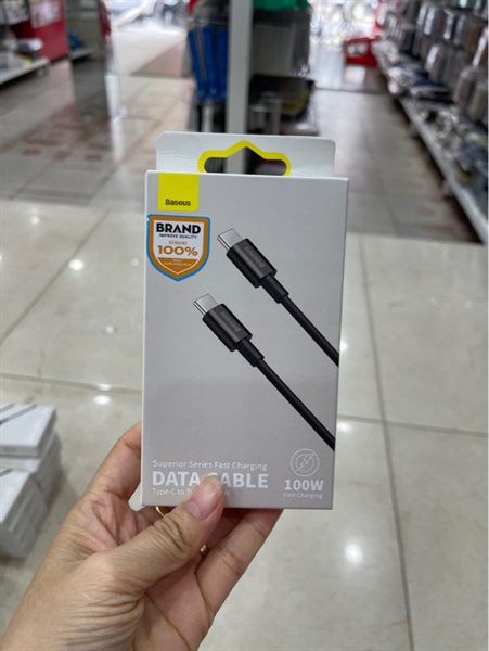 Cáp sạc BASEUS TYPE-C to TYPE-C 100W CATYS 2m