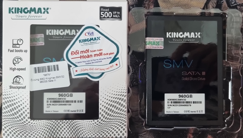 Ổ cứng 960GB SSD KINGMAX Sata III Up to 500MB/s