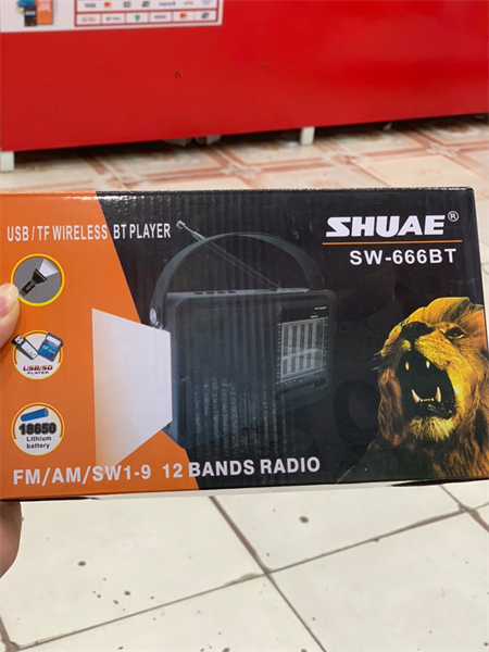 Loa đài SHUAE SW-666BT có Bluetooth