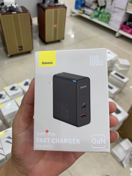 Sạc BASEUS GaN5 Pro CCGP 100W C+U
