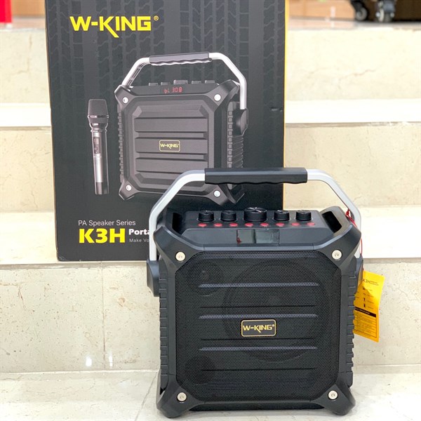 Loa kéo W-King K3H + 1 mic không dây hát KARAOKE