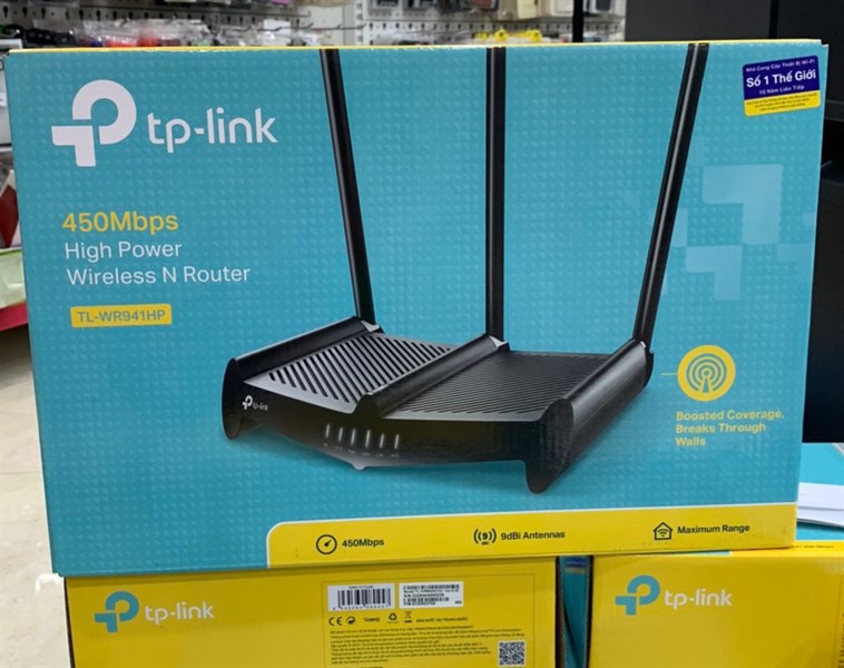 Bộ phát Wifi TP-Link TL-WR941HP 3 Ăngten XUYÊN TƯỜNG
