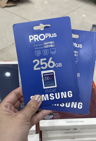 Thẻ nhớ SDXC SAMSUNG 256G 160MB/s Chính hãng