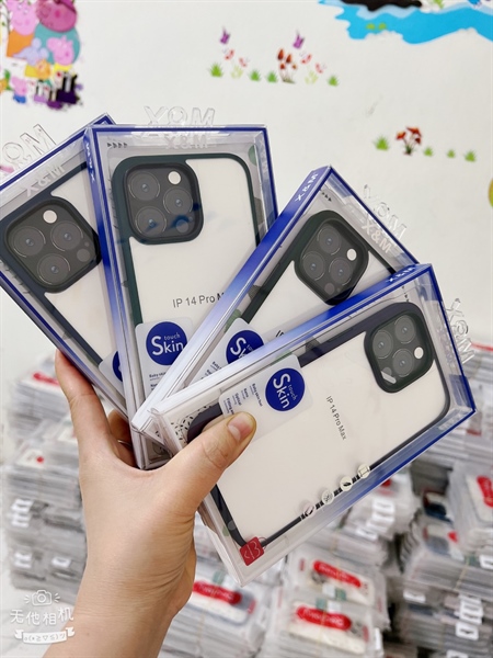 Ốp iPHONE 15 Plus 6.7 LIKGUS/ X&M lưng nhám/ lưng trong viền màu