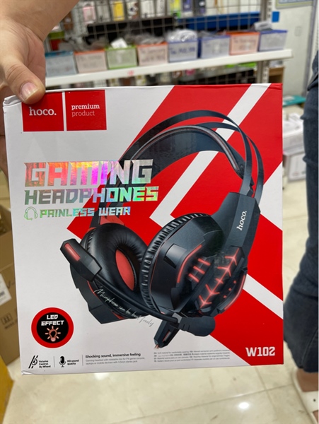 Tai nghe chụp tai HOCO W102/ W108 có dây