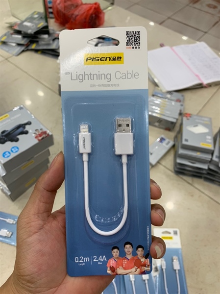 Cáp sạc PISEN AL05-200 Lighting 20cm