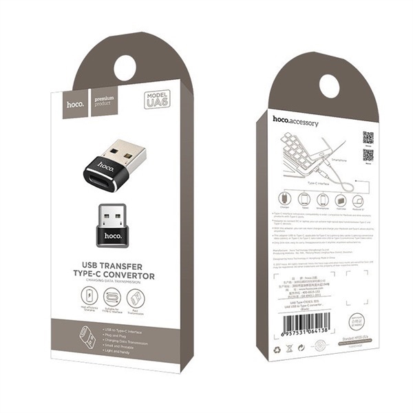 Hạt OTG HOCO UA5 USB to Type-C