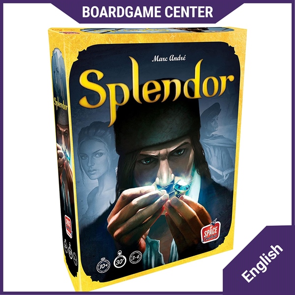 Bộ trò chơi Boardgame - Splendor (2014) - Renaissance merchants race to grab gems, acquire property, and please nobility.