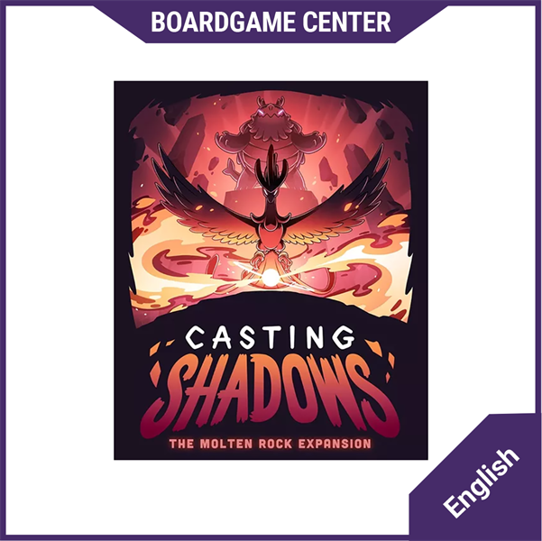 Bộ trò chơi Boardgame - Casting Shadows: The Molten Rock Expansion (2024) Phoenix and Turtle character player boards