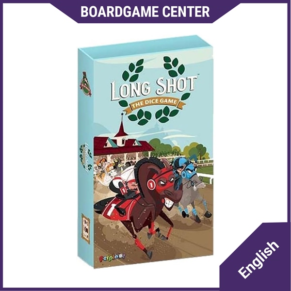 Bộ trò chơi Boardgame - Long Shot: The Dice Game (2022) Bet, buy horses, and influence jockeys for cash in an exciting 1930's era horse race.