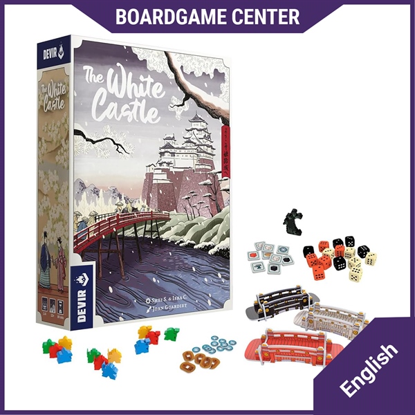 Bộ trò chơi Boardgame - The White Castle (2023) Become the most influential clan in Japan's Himeji stronghold